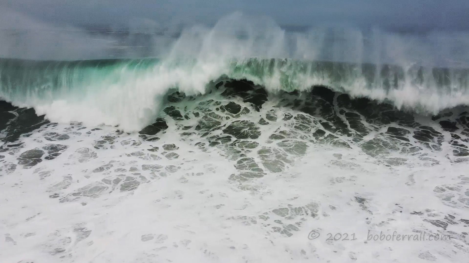 AM2-120, Super Nice Wave Here. Beautiful Pacific Ocean Wave From January 10th 2021 at Fort Bragg, Ca, USA By Robert OFerrall